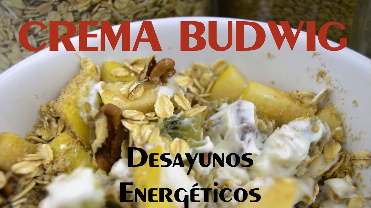 DESAYUNO ENERGÉTICO - CREMA BUDWIG - MÉTODO KOUSMINE - YouTube