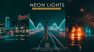 Lightroom Presets Free Download│Lr Photo Editing│Color Grading Neon Lights Preset│Lightroom Tutorial