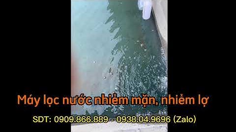 Gía bán Máy lọc nước mặn, nhiễm lợ dùng sinh hoạt, tưới cây
