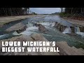 Rapids and Waterfalls at Edenville Dam - Wixom Lake