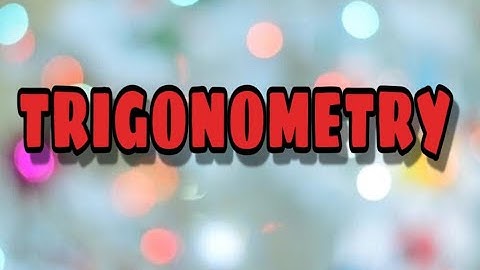 Trigonometric Ratio Of Compound Angles  ratio -Trigonometry - Mathematics