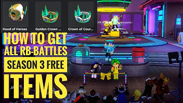 How to get all RB BATTLES SEASON 3 FREE ITEMS