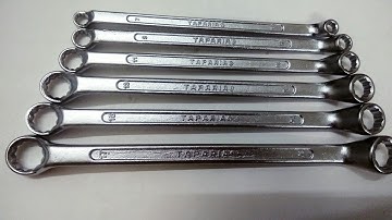 Taparia 1806 6-PCS Ring Spanners Double Sided Box End Wrench Set  /Taparia 1806 Ring Spanner Set