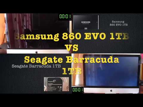 Samsung 860 evo 1TB Vs Seagate Barracuda 1TB (iMac Late 2013) Samsung 860 evo 1TB Vs Seagate Barracuda 1TB (iMac Late 2013)