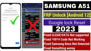 A51 Android 11 12 Frp Bypass 2023 No Smart Switch No Sim Pin No Hidden Services Any Binary