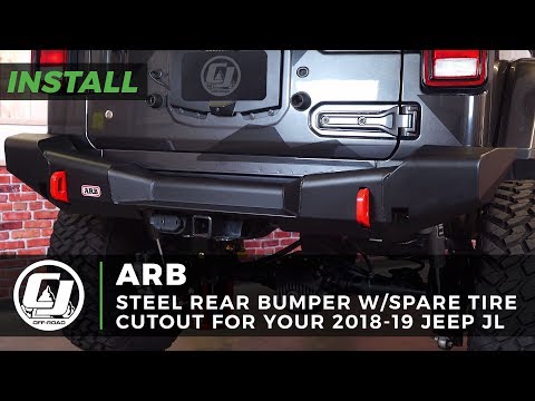 2018 2020 Jeep Jl Wrangler Install Arb Steel Rear Bumper With