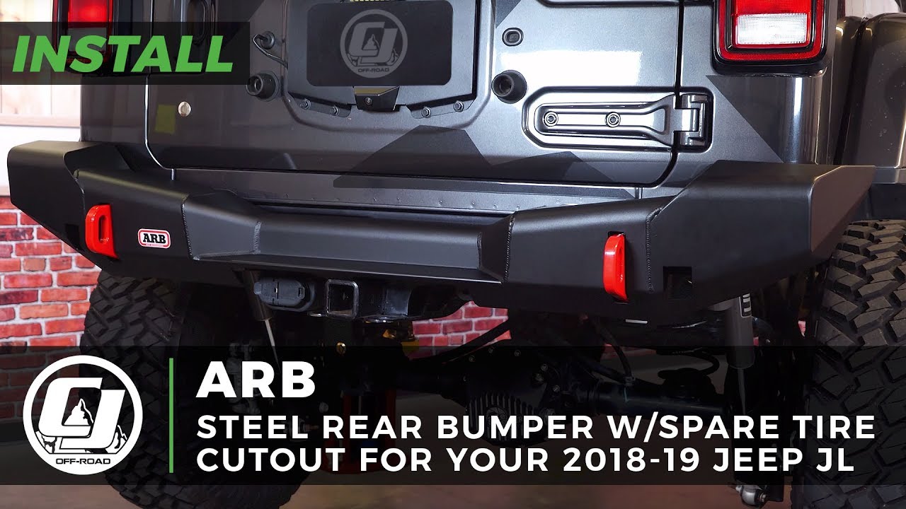 2018 2020 Jeep Jl Wrangler Install Arb Steel Rear Bumper With