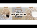 3 DIY Popsicle Sticks Ideas (Boho+Affordable) | Ngadu Kediri