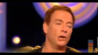 Jean Claude Van Damme Jcvd Imite Sylvester Stallone Chez Cauet