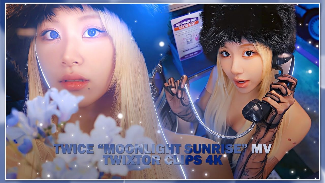 TWICE "MOONLIGHT SUNRISE" TWIXTOR CLIPS 4K - YouTube
