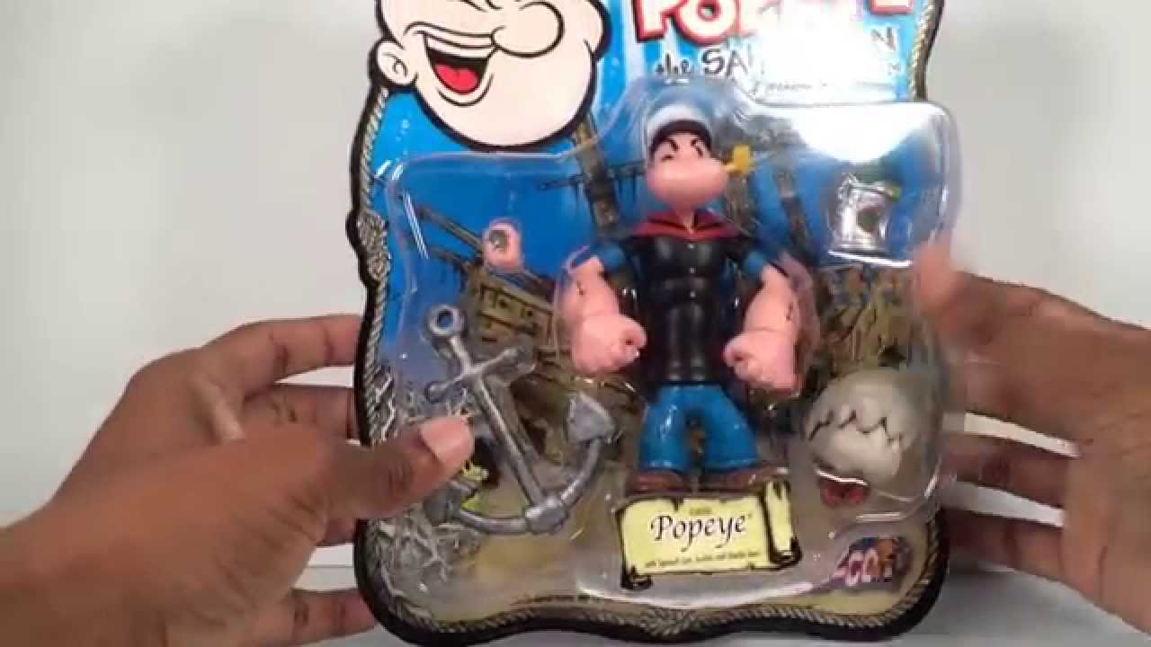 popeye action figure mezco