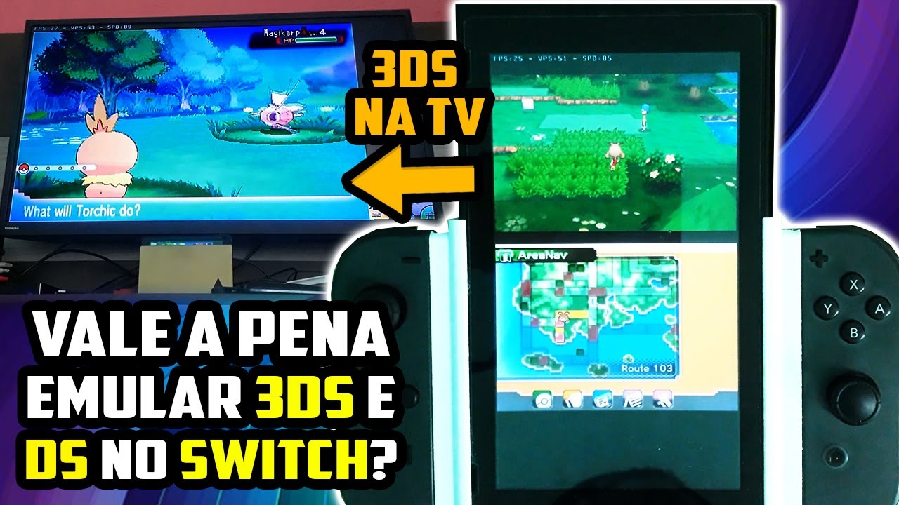 OLHA ESSE EMULADOR DE 3DS PARA NINTENDO SWITCH! 