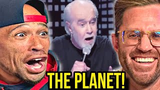 George Carlin - Saving the Planet REACTION W/ The Boyz! CARLIN is the TRUTH!