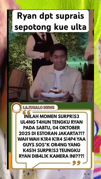 Teuku ryan mntan suami ria ricis dpt suprai kue ulta #teukuryan #teukuryantr #riaricis #beritaviral