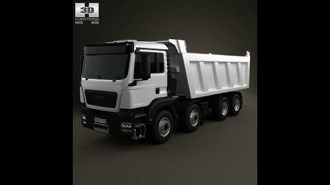 MAN TGS Tipper Truck 2012 3D model from CGTrader.com
