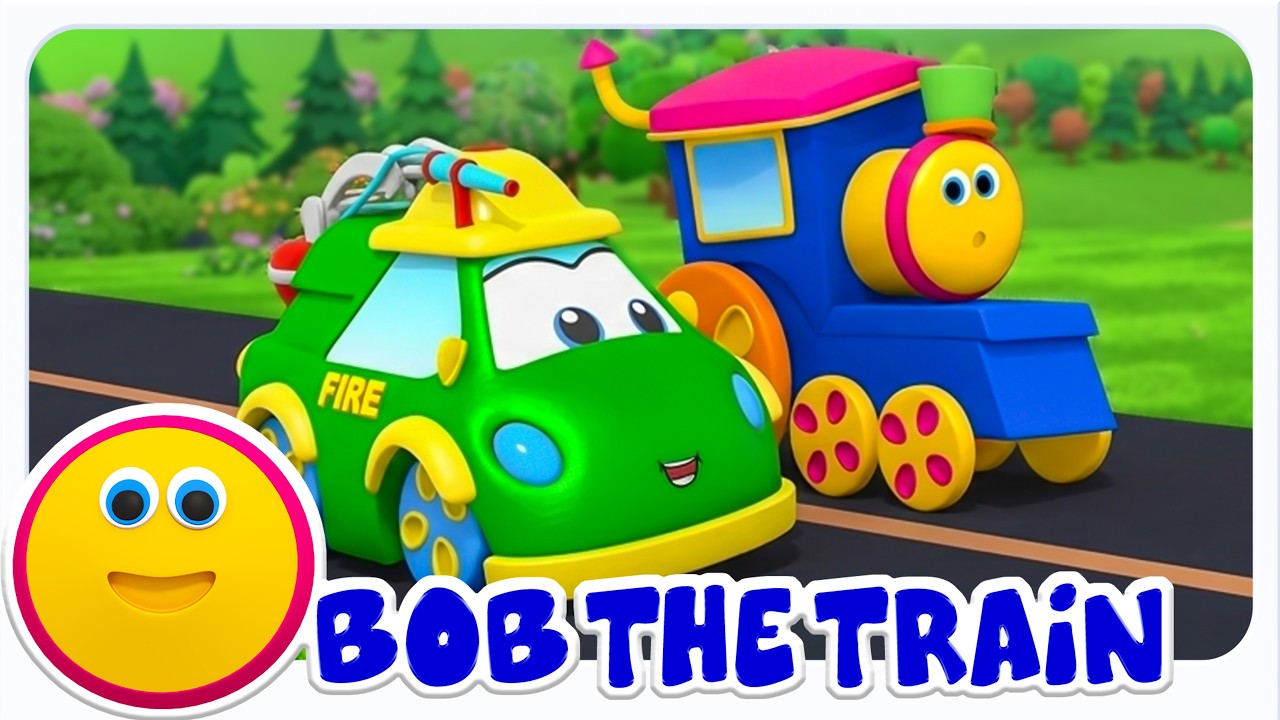 Rodas No Caminhão De Bombeiros + Rimas para Crianças em Português