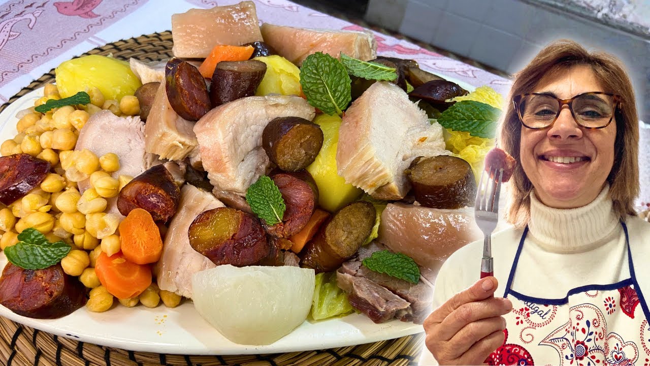 Cozido de grão, Receita TÍPICA PORTUGUESA de Conforto! Deliciosa, Completa e Nutritiva 😍