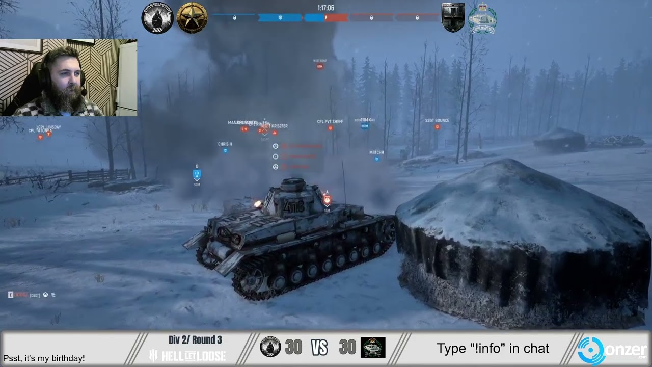 Hell Let Loose - HELL EU Competitive - DBD v 48th - Div 2, Round 3 - Foy - 30 v 30. (Also - HB Me)