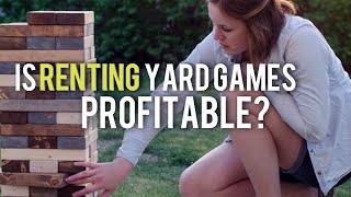 Is Renting Yard Games Profitable?