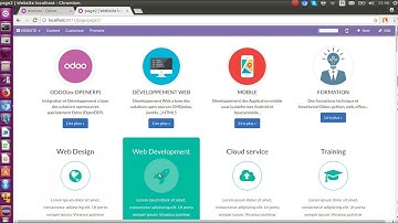 Odoo snippet pack : Create your Odoo website