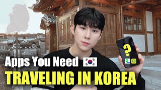 Apps you need traveling in KOREA 🇰🇷