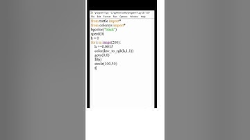 Python Programming for making beautiful flower 🌸Must Try!! Like and subscribe ||