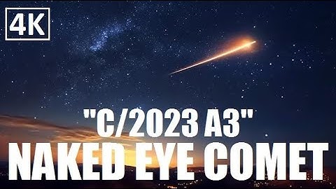 Comet C/2023 A3 Tsuchinshan-ATLAS In 4K: Captured The Beauty Of The Century