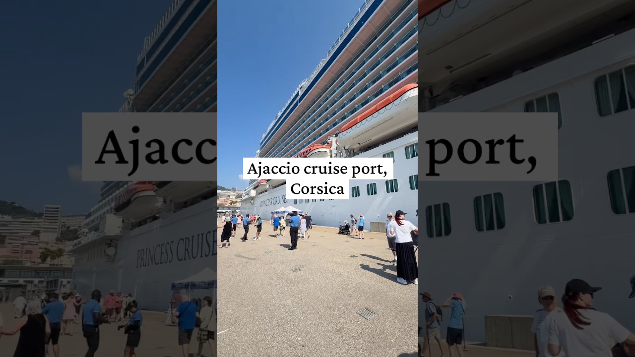 Ajaccio cruise port, Corsica