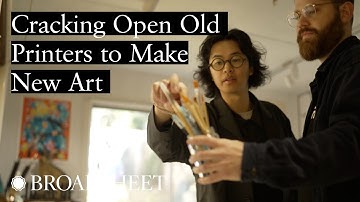 Cracking Open Old Printers to Make New Art