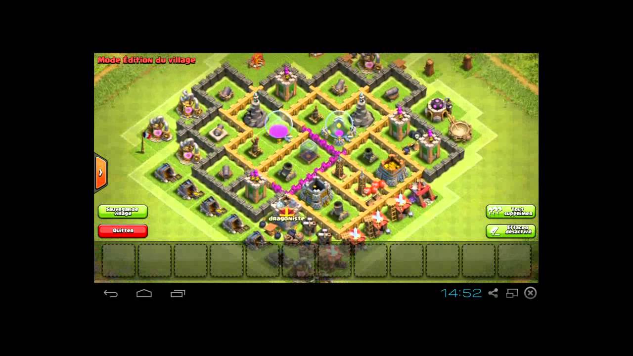 clash of clan conseil #2- comment faire un bon village farm/trophée