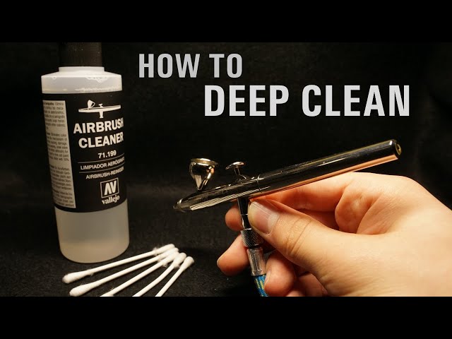 How to deep clean your airbrush