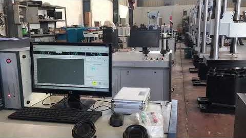 WAW 1000D Hydraulic Universal Testing Machine Steel Bar Bending Test