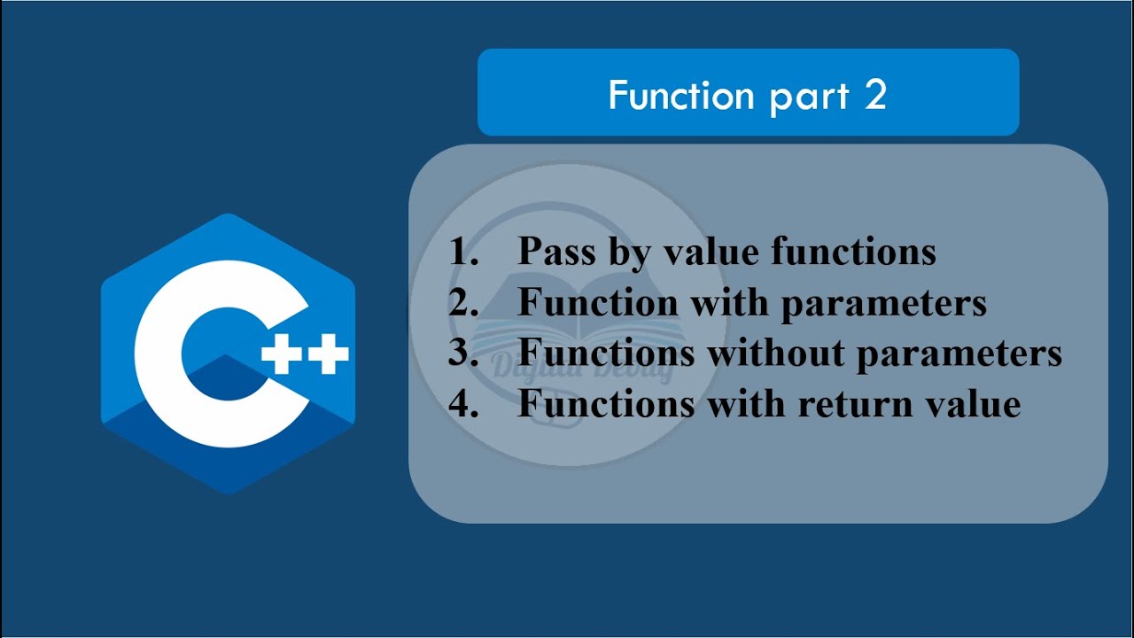 Functions in C++ part 2| C++ complete course -اردو / हिंदी - YouTube