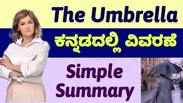 The Umbrella Kannada Summary Guy de Maupassant Karnataka University Dharawada BA 1st Sem