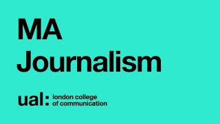 Ma Journalism Online Open Day