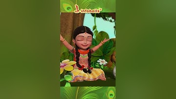 Nanha Krishna Bansuri Waala, Nand Lala Little Krishna | Hindi Rhymes & Cartoons | Infobells