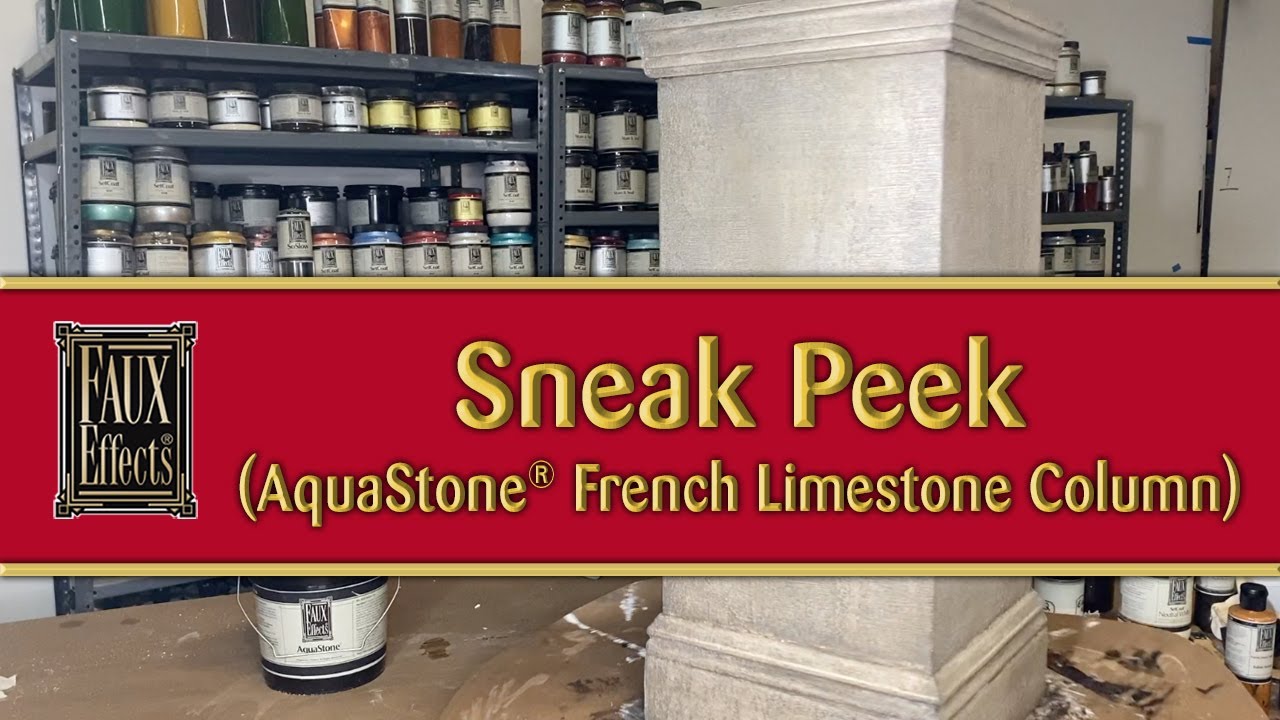AquaStone® French Limestone Column Sneak Peek