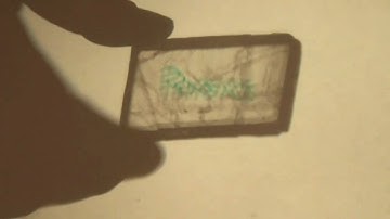 Polarization by a Calcite Crystal