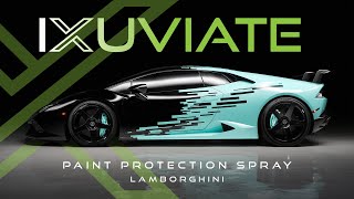 A 1 of 1 CUSTOM Lamborghini Huracan with Ixuviate protective color change 👀