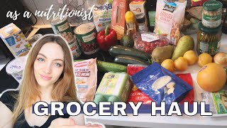How I grocery shop as a nutritionist: making my grocery list + showing you my groceries! | Edukale
