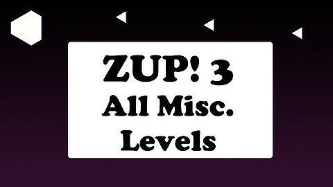 Zup! 3 (PC) - All Misc Level Solutions