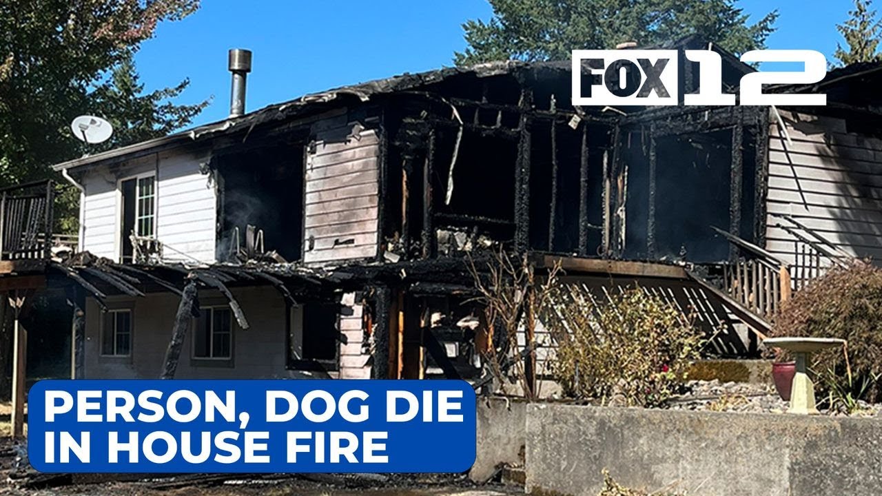 Person, pet found dead after fire destroys house in NW Portland - YouTube