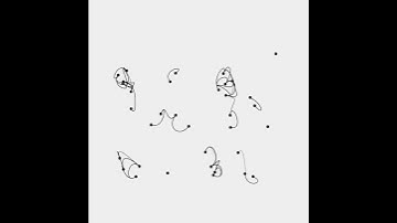 Connect random walks with a curve. Draw by openFrameworks