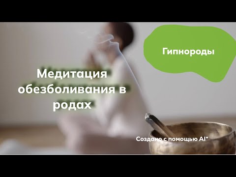 Медитация Гипнороды. медитация обезболивания и расслабления в родах 8 минут. Медитация в Родах