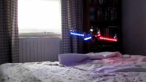 First test flight of the rebuilt flyduino warthox frame