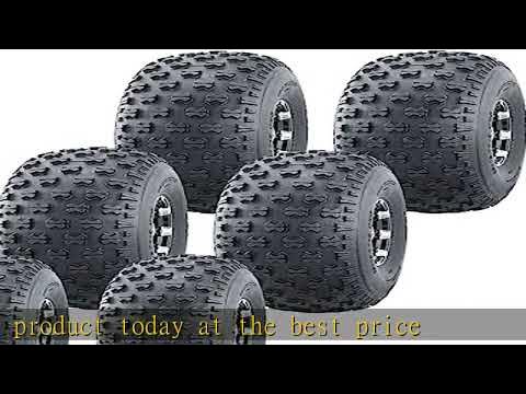 WANDA ATV/UTV Tires Set Of 4 (25x8-12 Front & 25x12-10 Rear) With 6PR