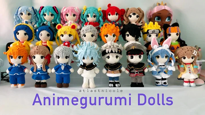 Discover the enchanting world of anime crochet dolls!