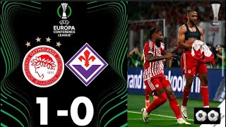 Olympiacos vs. Fiorentina 1-0 & Highlights Goals & Europa Conference league Final & El Kaabi Goal