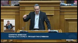 Σ. Φάμελλος (Πρόεδρος ΣΥ.ΡΙΖ.Α)(Συζήτηση προ Ημερησίας Διατάξεως) ( 05/03/2025)