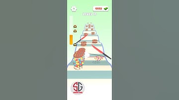 🎲 Hamburger Stack Android Lvl All #shorts